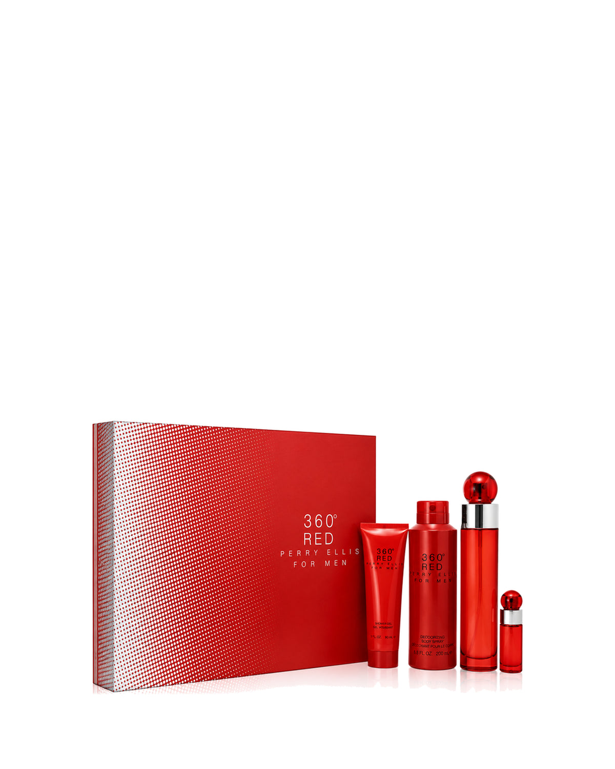 Perry Ellis 360 Red for Men 4-Piece Gift Set