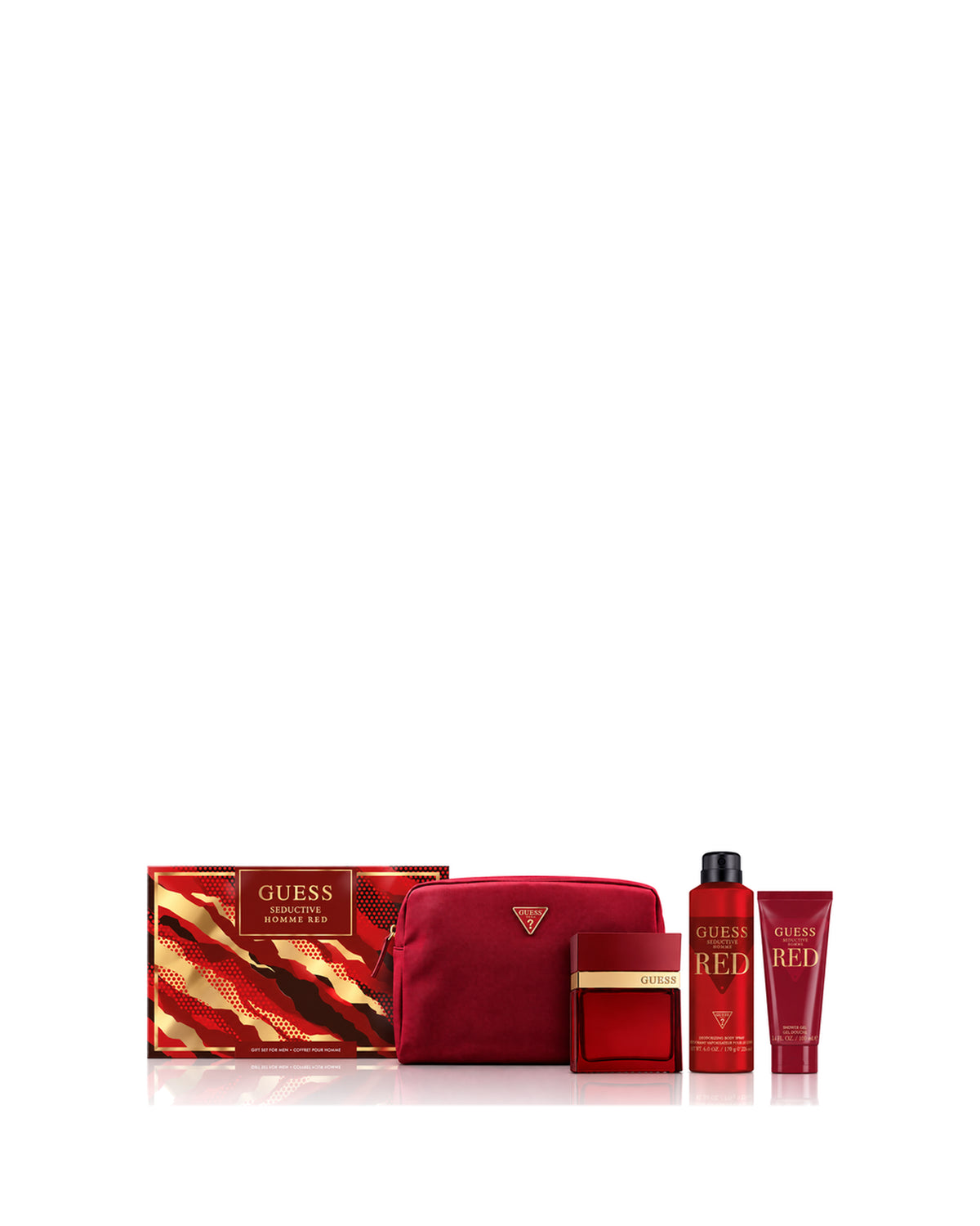 Guess Seductive Homme Red 4-Piece Gift Set for Men