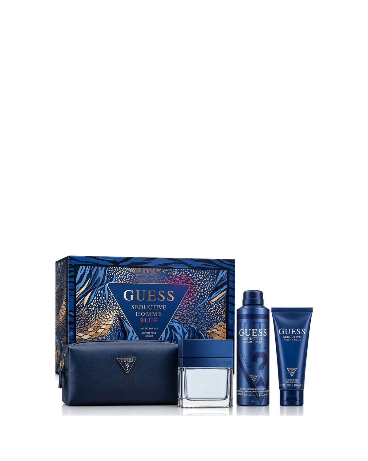 Guess Seductive Homme Blue 4-Piece Gift Set for Men