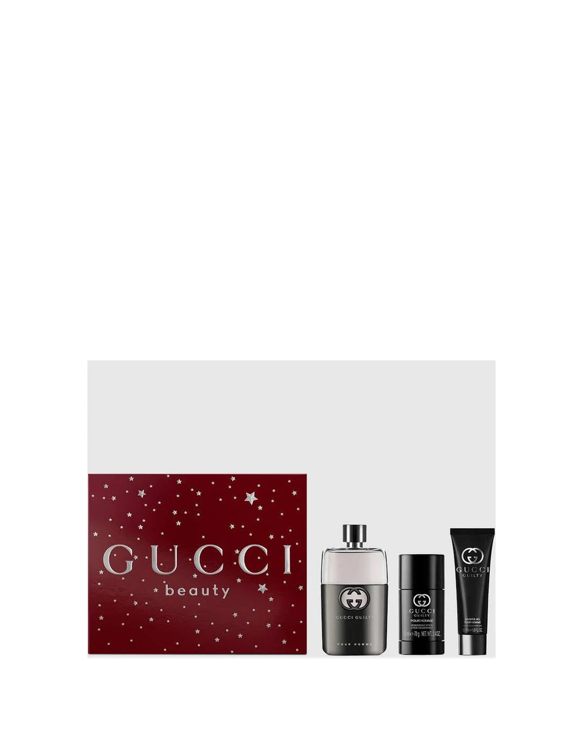 Gucci Guilty Men 3-Piece Gift Set (EDT 90 ml + Deodorant Stick 75 ml + SG 50 ml)