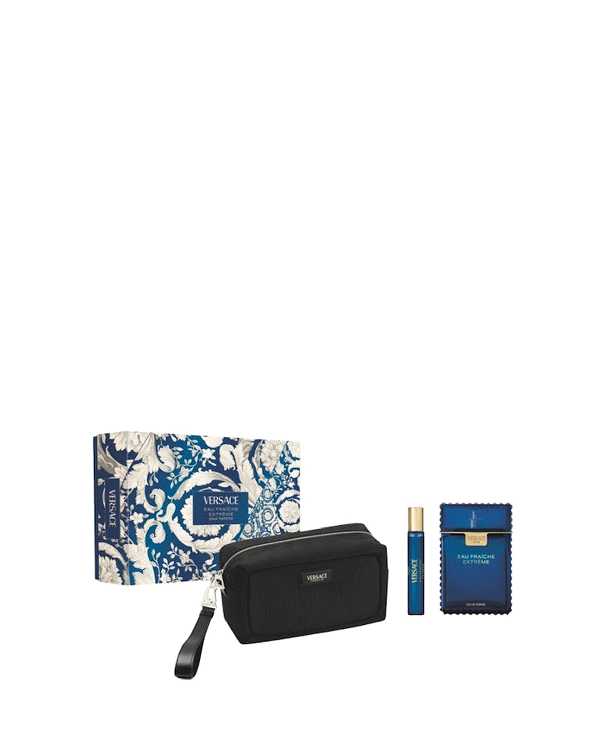 Versace Eau Fraîche Extreme 3-Piece Gift Set (Black Trousse + EDP 10 ml + EDP 100 ml)