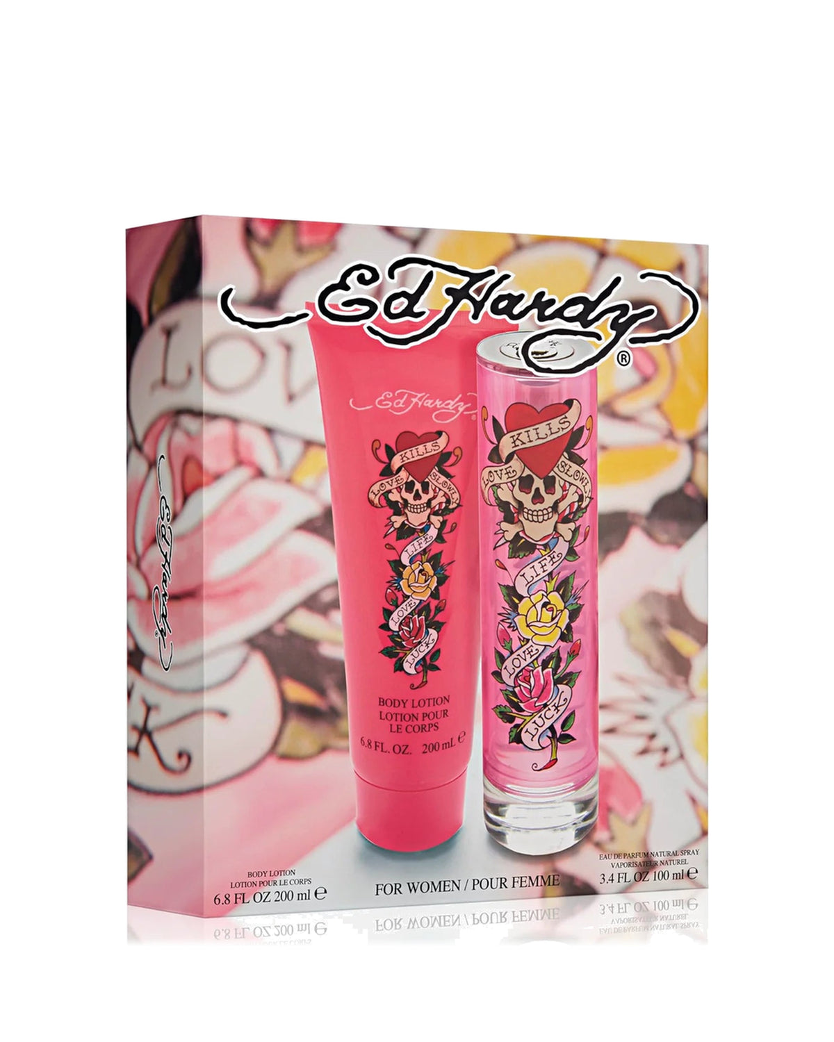 Ed Hardy 2-Piece Gift Set (Body Lotion 200 ml + EDP 100 ml)