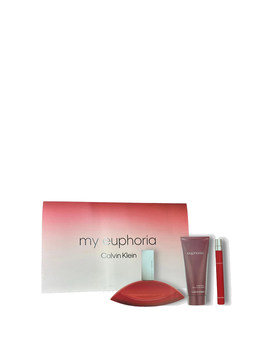 Calvin Klein My Euphoria 3pc Gift Set (EDP 100ml+EDP 10ml+ Body Lotion 100ml)