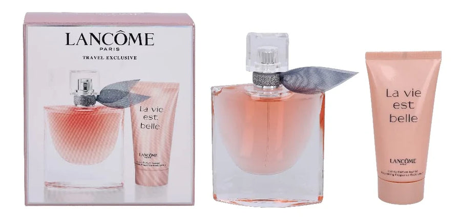 Lancome La Vie Est Belle Travel Exclusive 2pc Set (EDP 50ml + Body Lotion 50ml)