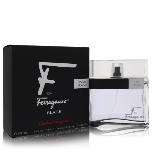 F Black Cologne By Salvatore Ferragamo Eau De Toilette Spray - 3.4 Oz