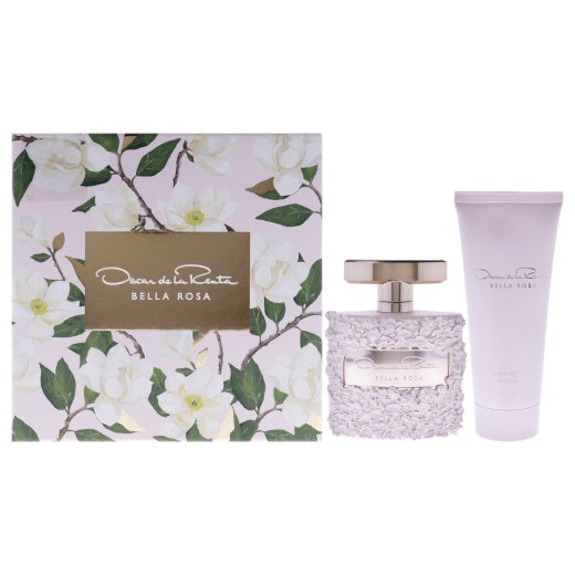 OSCAR DE RENTA BELLA ROSA 2SET (W) EDP 100ml 3.4oz, BODY LOTION 100ml 3.4oz