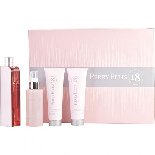 Perry Ellis 18 By Perry Ellis Eau De Parfum Spray Gift Set for Women.