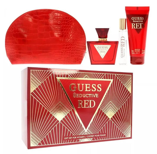 Guess Seductive Red By Guess For Women - 4 Pc Gift Set