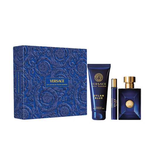 SET 3PCS VERSACE DYLAN BLUE POUR HOMME