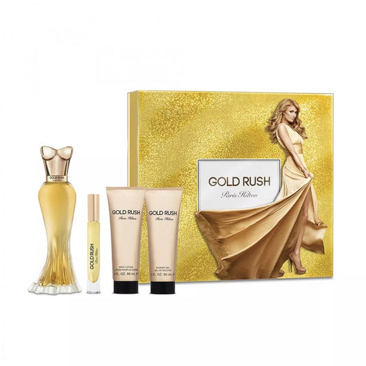 SET PARIS HILTON GOLD RUSH 4 Pc